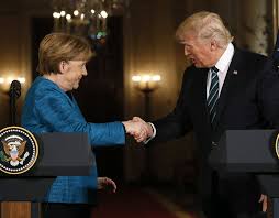 Image result for trump meets merkel