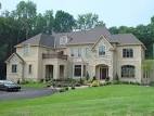 Stone facade house