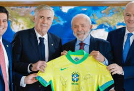 O que Ancelotti disse a Lula sobre as chances do Brasil na Copa do Mundo