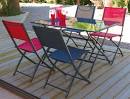 Photo table de jardin plastique super u - Mobilier de Jardin