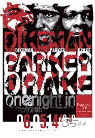 20:30) pierwszy raz na scenie w Pardon, To Tu i na jedynym koncercie w Polsce, wystąpią długo oczekiwani amerykańscy muzycy: saksofonista John Dikeman, ... - Dikeman-Parker-Drake-w-Pardon