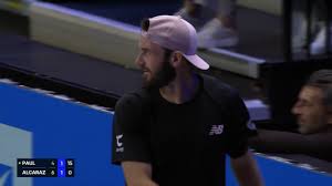 Hot Shot: Paul wins 'point of the match' to leave Alcaraz in disbelief in Vienna 2026 | LOGEDE Terminal
