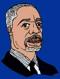 Cartoon: Kofi Annan (medium) by Pascal Kirchmair tagged kofi,atta,annan