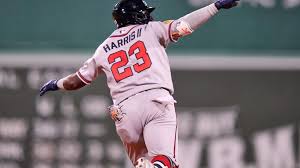 Olson's blast, Harris' 4-hit night propel Braves to win over Red Sox