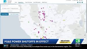 PSPS map: PG&E cuts power for thousands over elevated fire danger