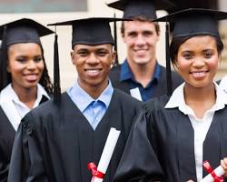 Image of student graduating from university