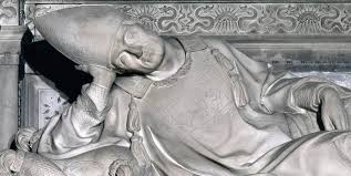 Monument des Ascanio Sforza (Detail), marmor von Andrea Dal Monte ... - Andrea-Dal-Monte-Sansovino-Monument-of-Ascanio-Sforza-detail-