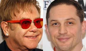 Rocketman subject and star Elton John and Tom Hardy. Photograph: Carlo Allegri/Invision/AP and Stuart C Wilson/Getty Images for BFI - Elton-John-and-Tom-Hardy-010