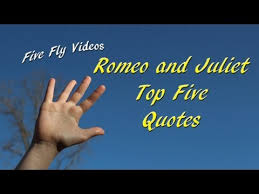 Romeo and Juliet Quotes - Top Five Quotations! - YouTube via Relatably.com