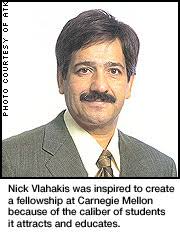 Nick Vlahakis Vlahakis, who earned his master&#39;s degree in mechanical engineering from Carnegie Mellon in 1974, ... - nvlahakis