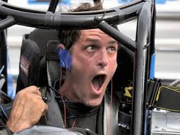 Mike Greenlar / The Post-StandardOtto Sitterly celebrates his victory Sunday in the Budweiser International Classic at Oswego Speedway. - 9969134-large