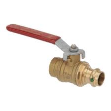 Viega ProPress 1/2 in. Press x FPT Bronze and Brass Ball ...