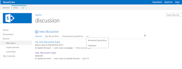 SharePoint 2013 discussion board - 279558