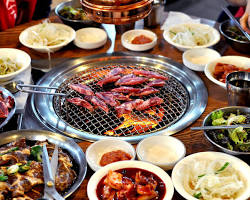 Korean BBQ restaurant in Seoul 이미지