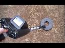 Test di profondita in terreno umido con metal detector GOLD
