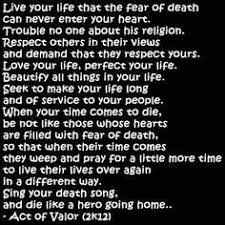 Love,love this.. --Act Of Valor quote | Motivation | Pinterest ... via Relatably.com