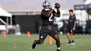 Ashton Jeanty during Las Vegas Raiders training camp practice