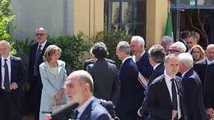 L'arrivo di Mattarella a Pontedera in vista del Primo Maggio