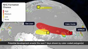Tropical developments possible in eastern Atlantic this week
