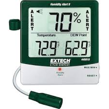 Extech Instruments Hydro-Thermometer Humidity Alert with Dew ...