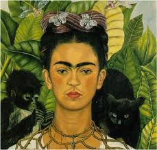 (i.e. Frida Khalo, American Gothic by Grant Wood etc). Why do artists do this? (To tell you more about themselves-likes, dislikes, fears, mood, beliefs). - frida,kahlo,portrait,portrait,painting-e030012d1328312049f8a2692d9ff481_h