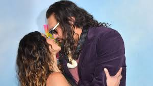 Jason Momoa, 46, packs on the PDA with stunning girlfriend Adria Arjon, 33, at the New York premiere of his new movie The Wrecking Crew