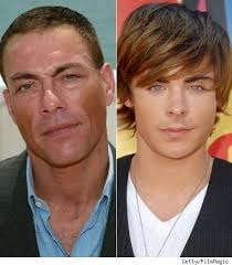 Somber action star Jean-Claude Van Damme turns 47 on Thursday, while dreamy teen idol Zac Efron turns 20. Jean-Claude Van Damme, Zac Efron The question is . - 1018_jean_zac_g_fm-1