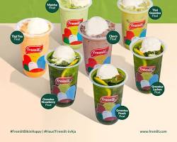 Gambar Thai Green Tea Float Fremilt