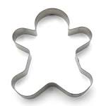 Metal Cookie Cutter -Gingerbread Boy - m