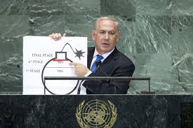 Image result for Benjamin Netanyahu addresses the United Nations General Assembly in New York