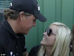 ... Mickelson celebrating the highlight of his career by melting into the arms of his sick wife, Amy. Chalk one up for family values, and all that. - article-1265527-0918EE6E000005DC-63_468x352