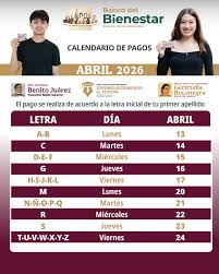 Calendario Abril 2026