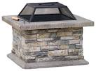 Outdoor Stone Fire Pit eBay
