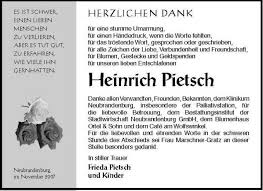Heinrich Pietsch | Nordkurier Anzeigen