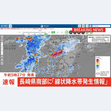 長崎・熊本で線状降水帯発生！命を守る行動を！ - Imagen principal del artículo