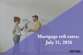 Current refi mortgage rates report for July 31, 2026