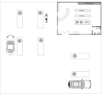 Plan design sample gas station