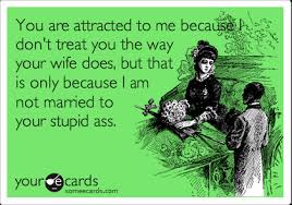 funny flirting ecard: you are attracted to me because i don%27t ... via Relatably.com