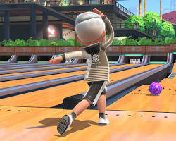 Nintendo Switch Sportsのボウリングの画像