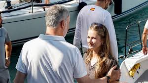 Princesa Leonor sorprende a Felipe VI en la Copa del Rey MAPFRE