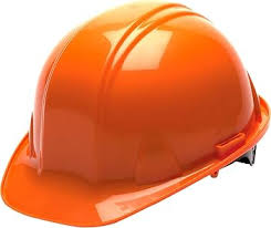 Generic Full Brim Orange Industrial Safety Helmet: Buy ...