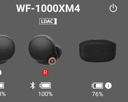 Sony WF-1000XM4 earbuds battery life