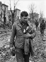 American soldier carries abandoned baby through World War II ...
