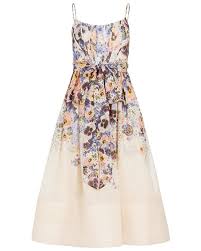 Zimmermann Purple Pansy Tama Corset Midi Dress – Stanley Korshak