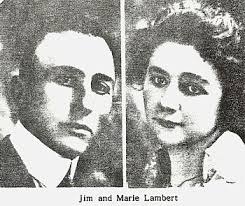 James E. LAMBERT, youngest son of William and Mary HART LAMBERT, ... - hist_maloyCent_jim_marieLambert