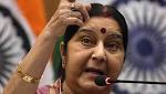 Sushma Swaraj's plane loses contact
