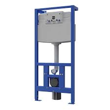 Mounting frame with concealed tank for wall hung toilets ...