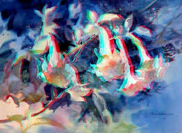 Anaglyph of Watercolor Painting - Image \u0026amp; Photo by Dan Jacob from ... - 2403506