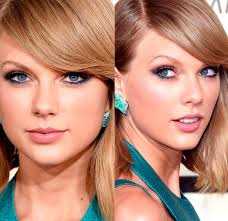 Resultado de imagem para taylor swift maquiagem grammy 2015 olhos fechados