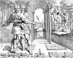 Image of Odyssey Book 24 classical art Odysseus father Laertes peace is restored